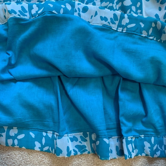 Blue & white summer maxi skirt - Picture 3 of 3